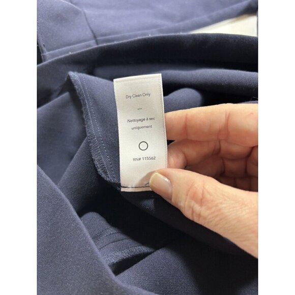 Likely Sheath Dress Navy Blue 4 Bell Sleeves Knee Length 3/4 Length Sleeve - Picture 7 of 10